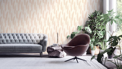 Hygge Pflanzen Vliestapete Creme Beige Weiß 10,05 m x 0,53 m