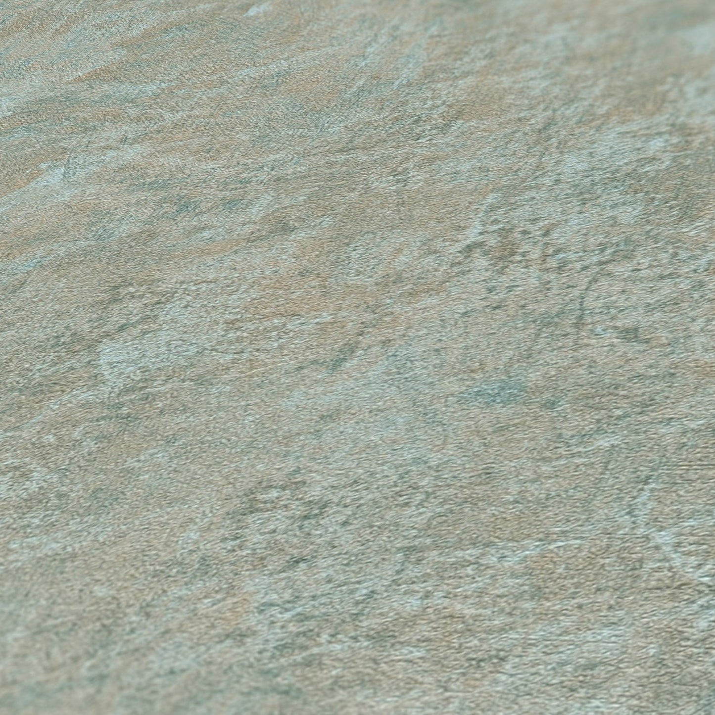 Natural Living Vliestapete im Used Look Grün Blau 10,05 m x 0,53 m