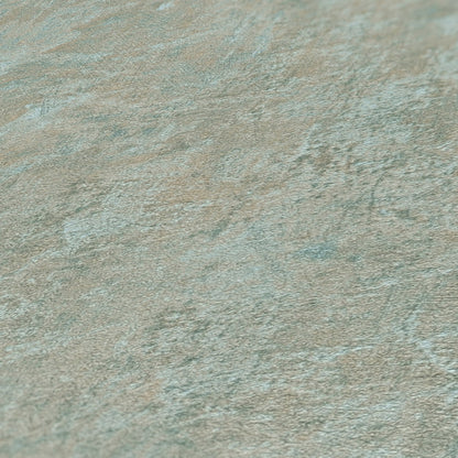 Natural Living Vliestapete im Used Look Grün Blau 10,05 m x 0,53 m