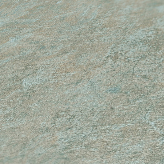 Natural Living Vliestapete im Used Look Grün Blau 10,05 m x 0,53 m