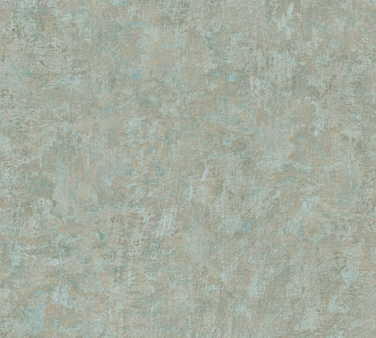 Natural Living Vliestapete im Used Look Grün Blau 10,05 m x 0,53 m