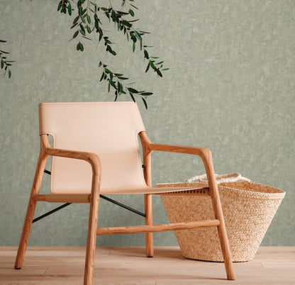 Natural Living Vliestapete im Used Look Grün 10,05 m x 0,53 m