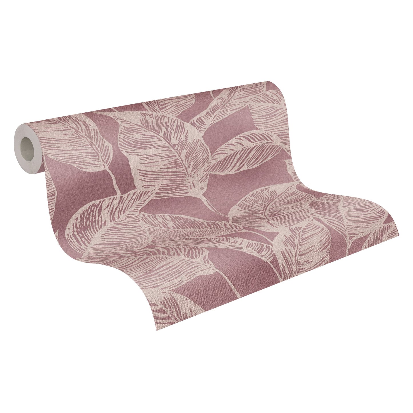 Natural Living Florale Vliestapete Rosa Creme 10,05 m x 0,53 m