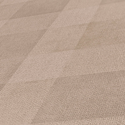 Natural Living Streifen Vliestapete Braun 10,05 m x 0,53 m