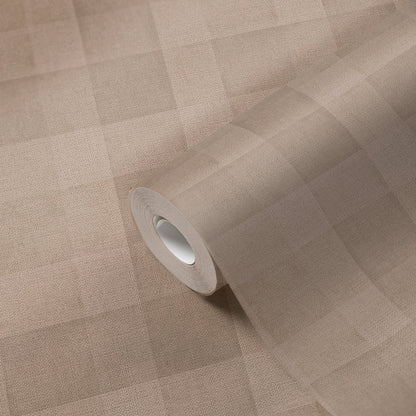 Natural Living Streifen Vliestapete Braun 10,05 m x 0,53 m