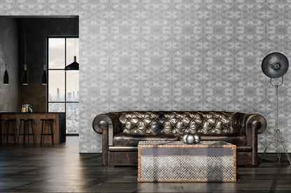 Livingwalls My Home My Spa Geometrische Vliestapete Grau 10,05 m x 0,53 m