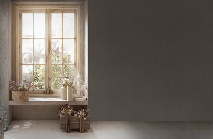 Livingwalls My Home My Spa Uni Vliestapete Anthrazit Kupfer 10,05 m x 0,53 m