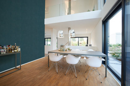 Livingwalls My Home My Spa Uni Vliestapete Petrol Gold 10,05 m x 0,53 m
