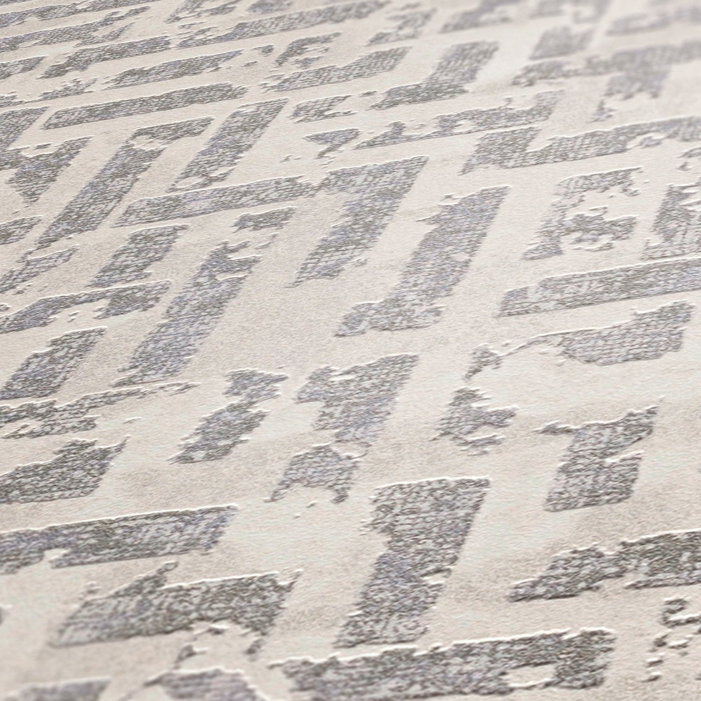 Livingwalls My Home My Spa Geometrische Vliestapete Creme Silber Gold 10,05 m x 0,53 m