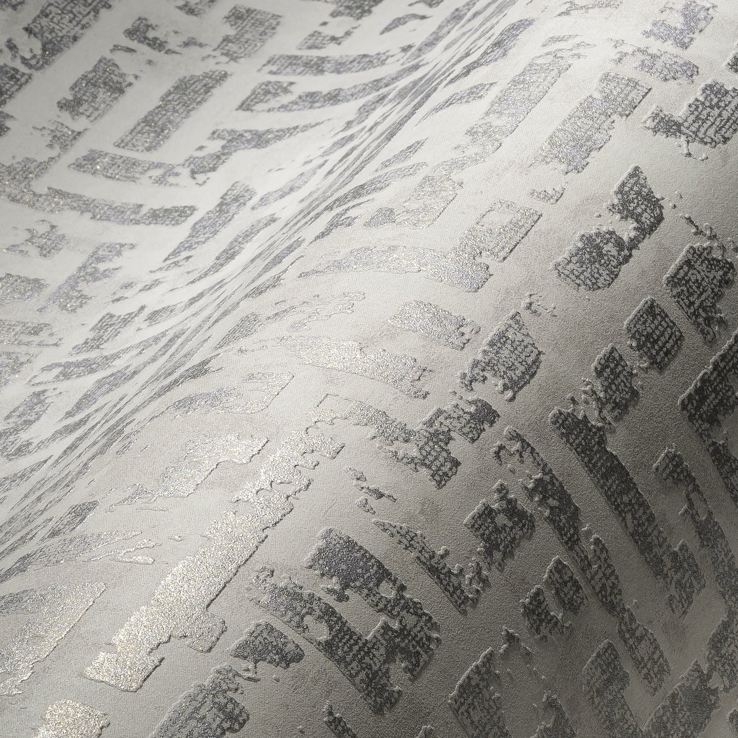 Livingwalls My Home My Spa Geometrische Vliestapete Creme Silber Gold 10,05 m x 0,53 m
