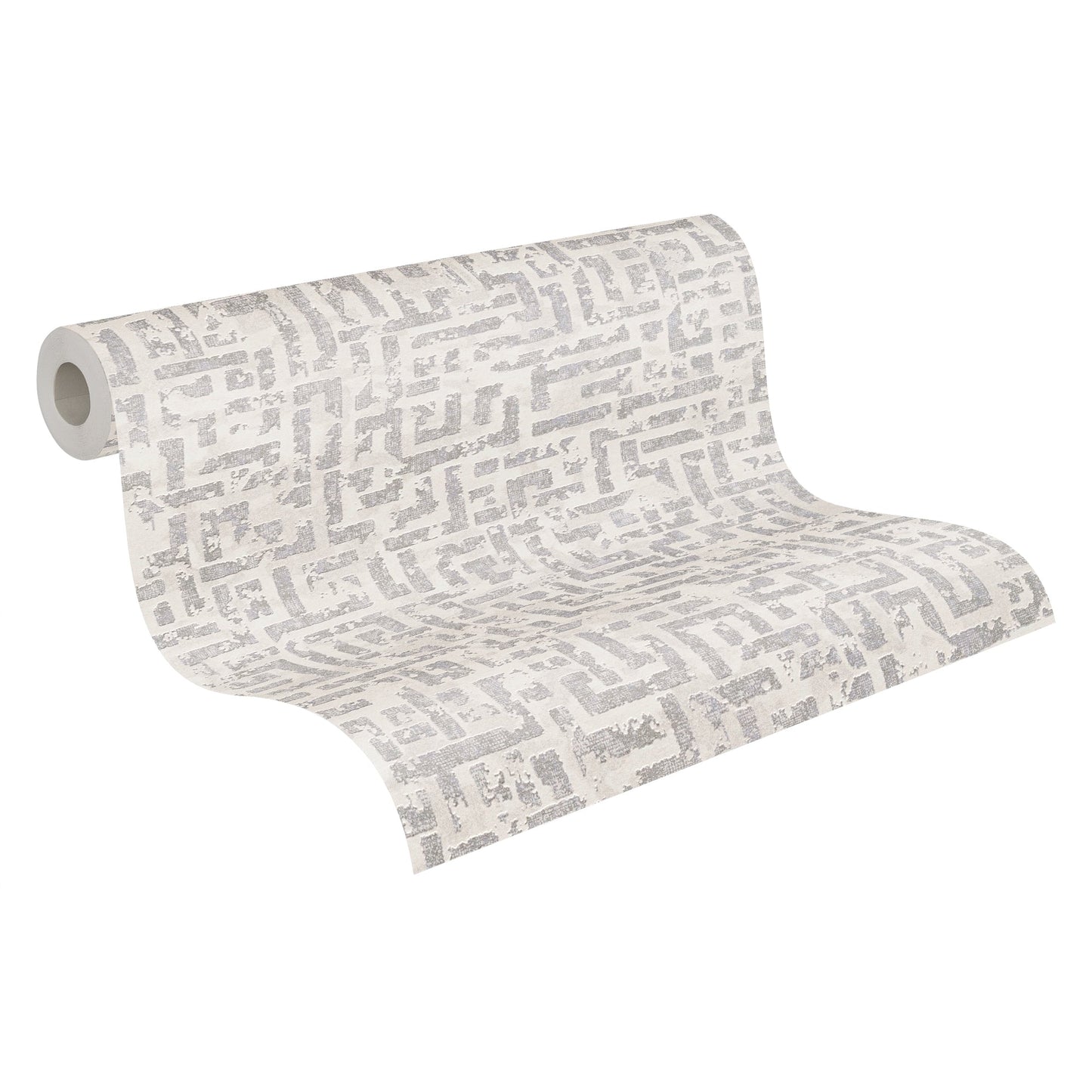 Livingwalls My Home My Spa Geometrische Vliestapete Creme Silber Gold 10,05 m x 0,53 m