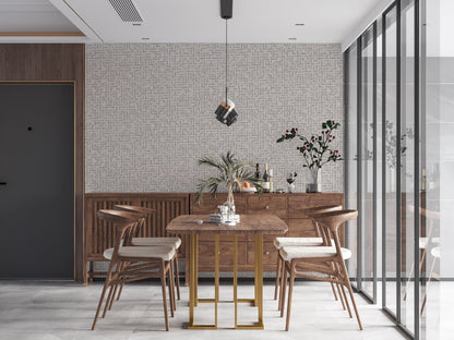 Livingwalls My Home My Spa Geometrische Vliestapete Creme Silber Gold 10,05 m x 0,53 m