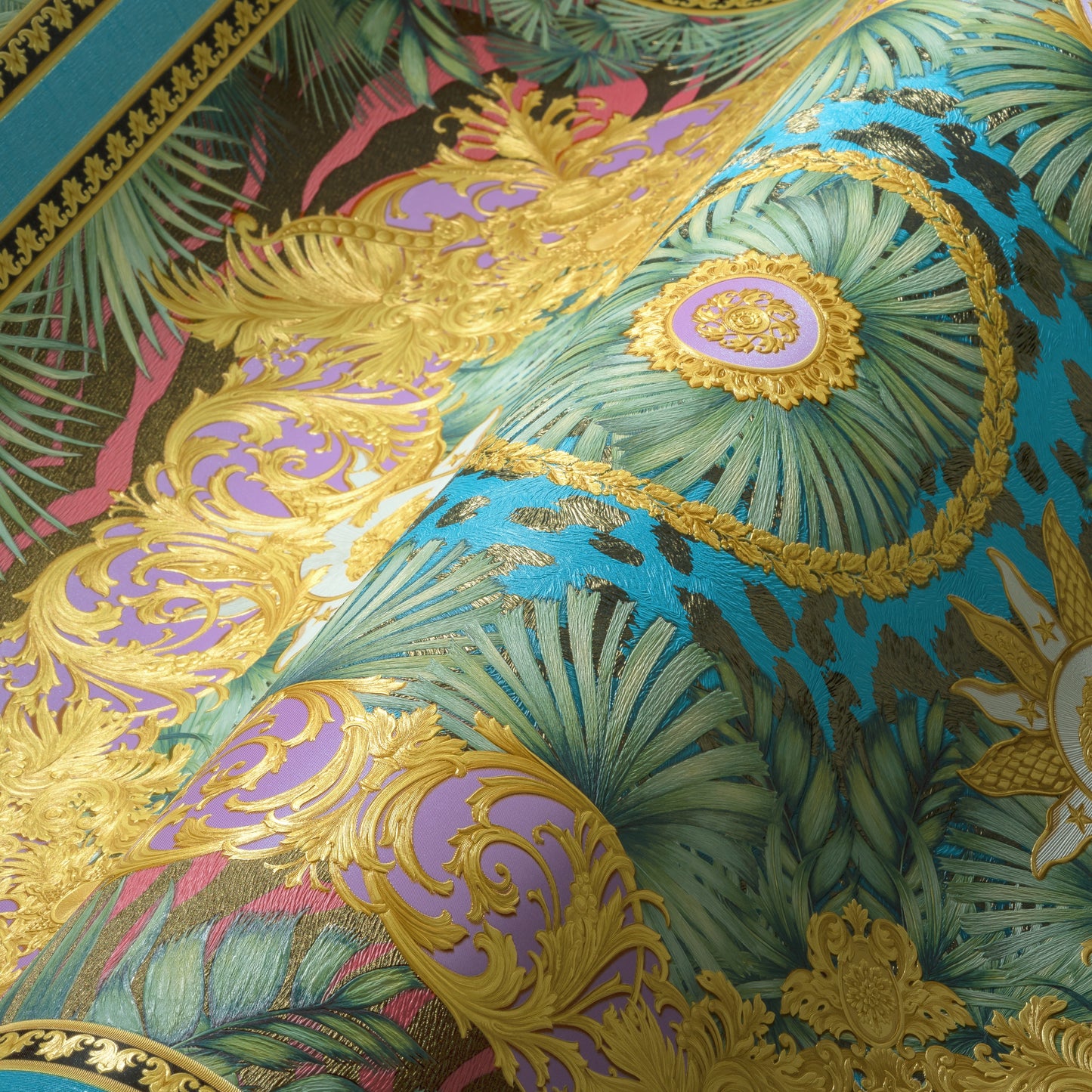 Versace  Bunt Grün - 10,05 m x 0,70 m