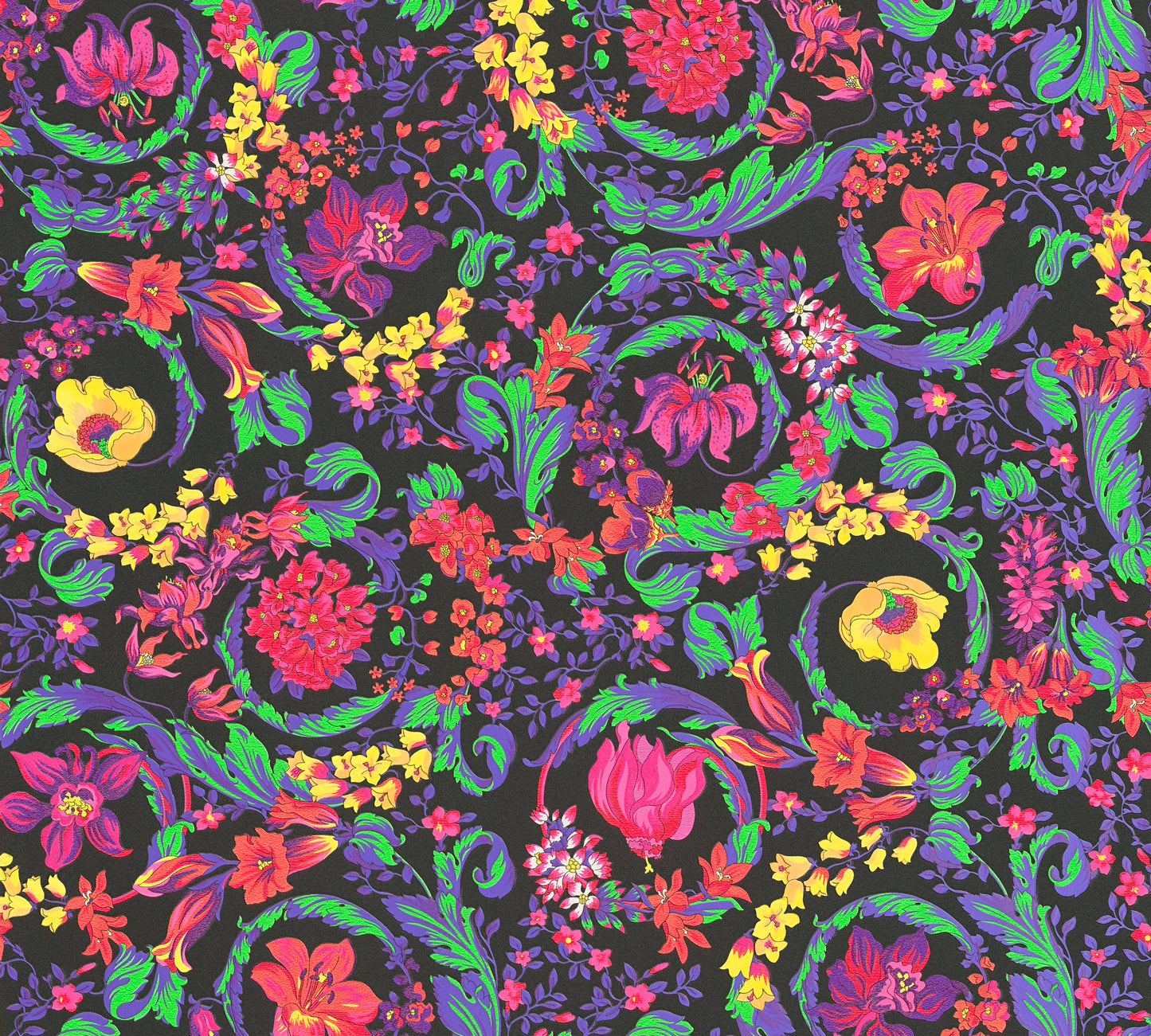 Versace  Bunt Schwarz - 10,05 m x 0,70 m