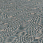 Nara Mustertapete aus Vlies Blau Beige 10,05 m x 0,53 m