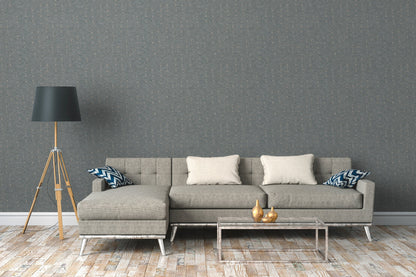 Nara Mustertapete aus Vlies Blau Beige 10,05 m x 0,53 m