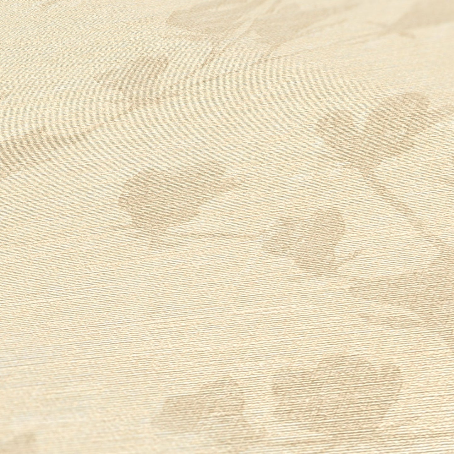 Nara Blätter Vliestapete Beige Grau 10,05 m x 0,53 m