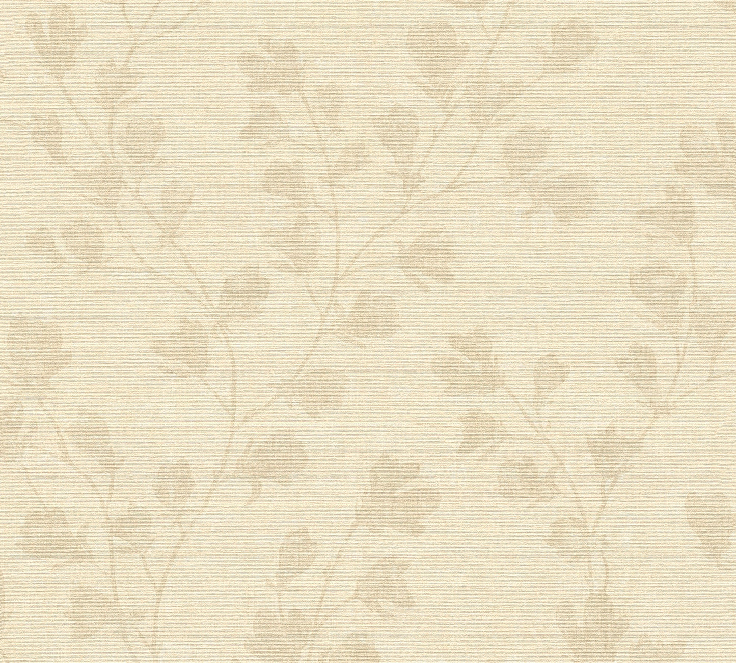 Nara Blätter Vliestapete Beige Grau 10,05 m x 0,53 m