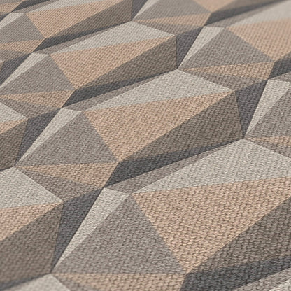 Nara Hexagon Vliestapete Beige Grau 10,05 m x 0,53 m
