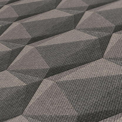 Nara Hexagon Vliestapete Grau Anthrazit 10,05 m x 0,53 m