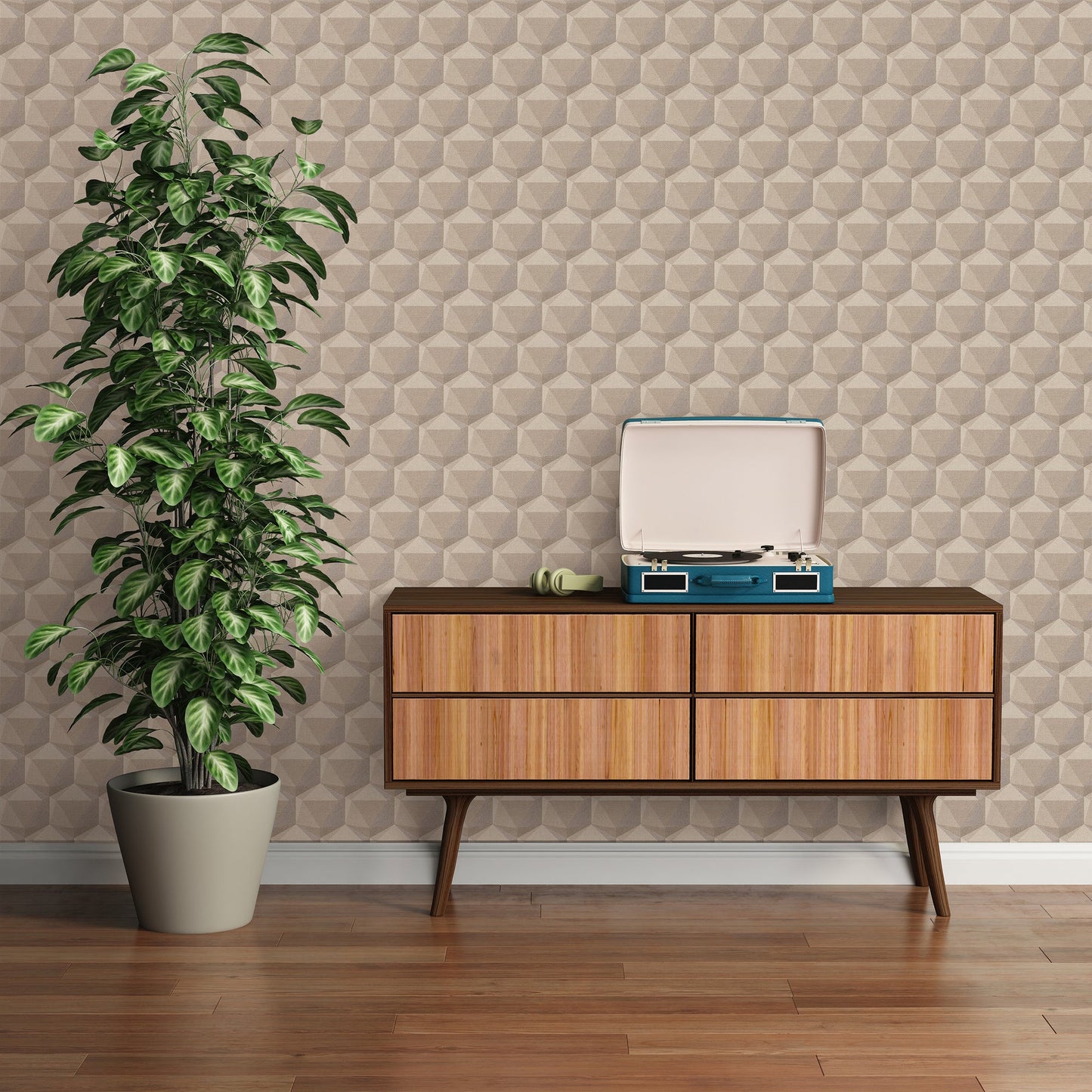 Nara Vinyl-Vliestapete 10,05 m x 0,53 m