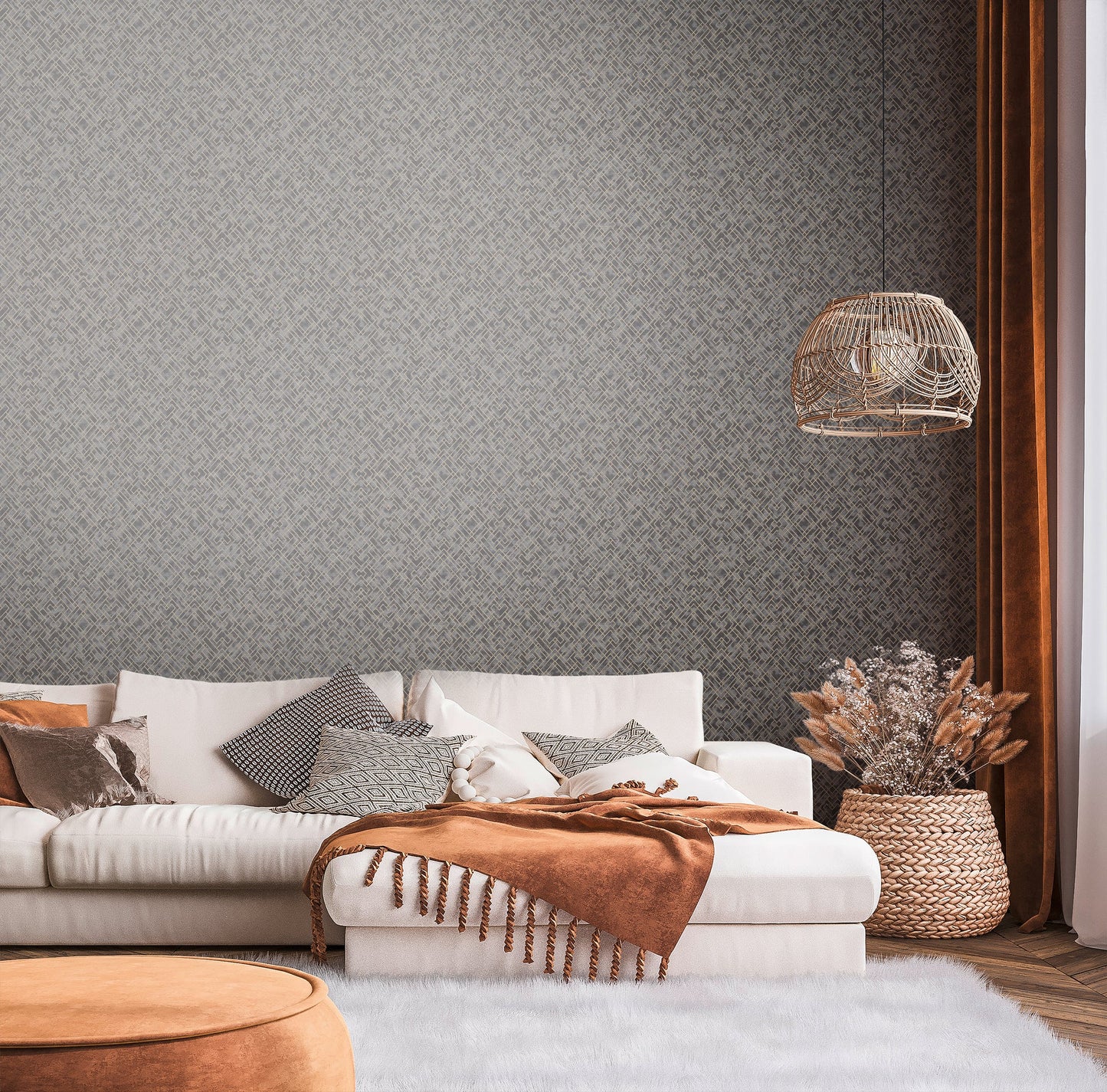 Livingwalls David Vienna Geometrische Vliestapete Schwarz Gold 10,05 m x 0,53 m