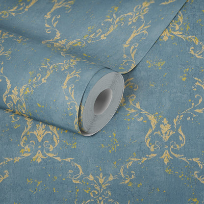 Luxury Damask Vinyl-Vliestapete 10,05 m x 1,06 m