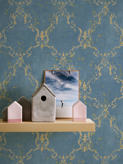 Luxury Damask Vinyl-Vliestapete 10,05 m x 1,06 m