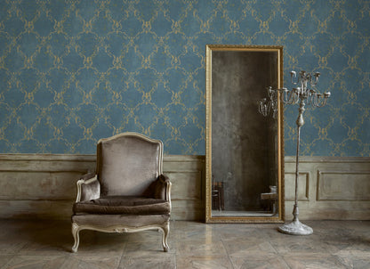 Luxury Damask Vinyl-Vliestapete 10,05 m x 1,06 m