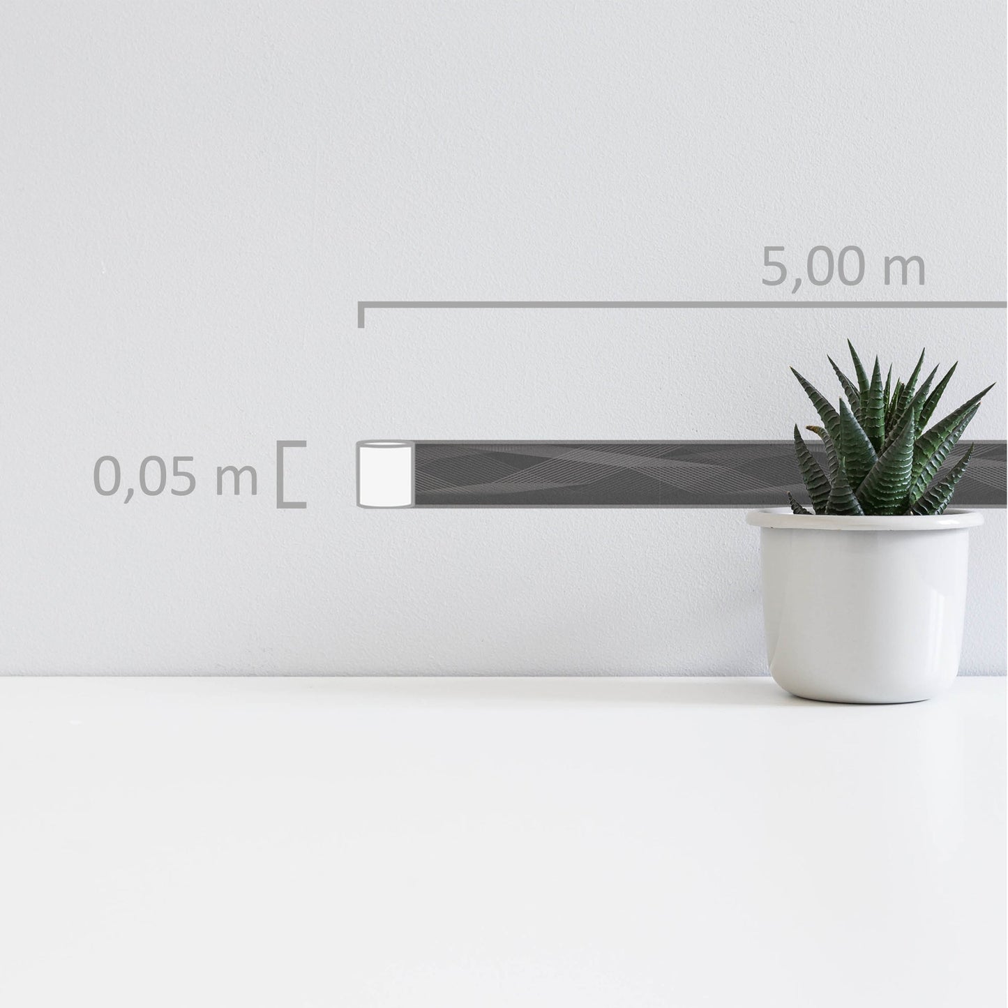 Dayrun Dekobordüre 5 m x 0,05 m