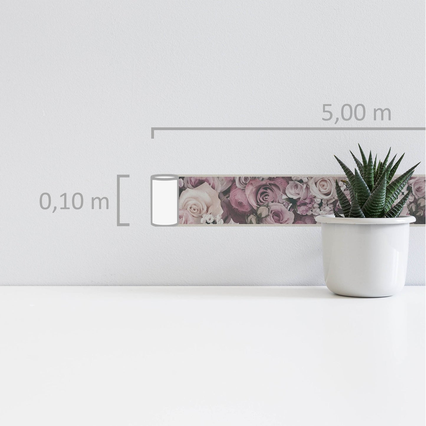 Dayrun Dekobordüre 5 m x 0,1 m