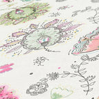 Livingwalls House of Turnowsky Florale Vliestapete Weiß Bunt Pink Grün 10,05 m x 0,53 m