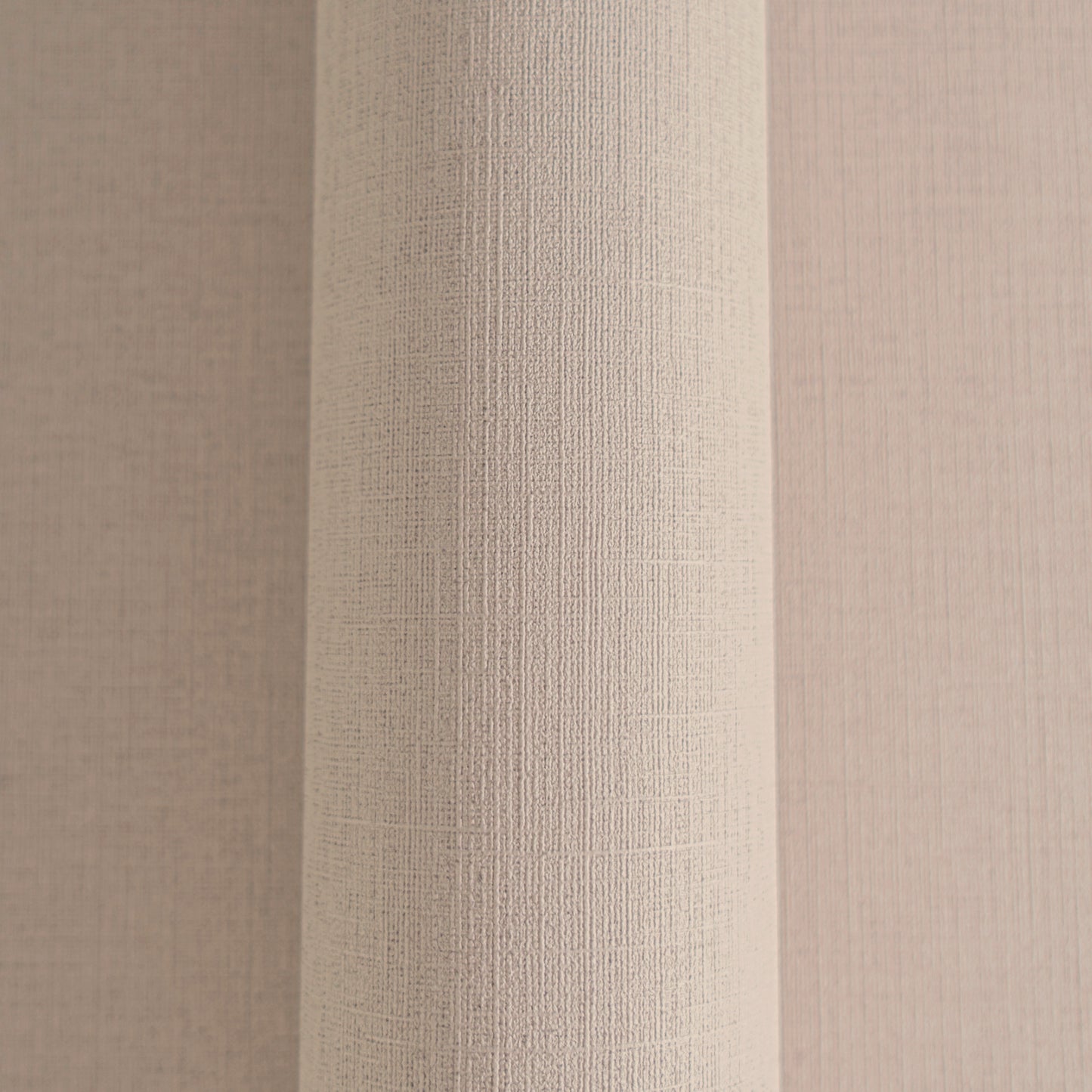 Mustertapete Leinen Zartrosa - 10,05 m x 0,53 m