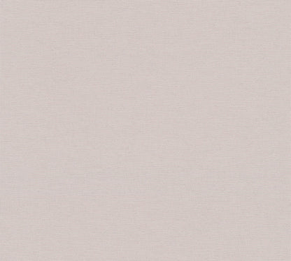 Mustertapete Leinen Zartrosa - 10,05 m x 0,53 m