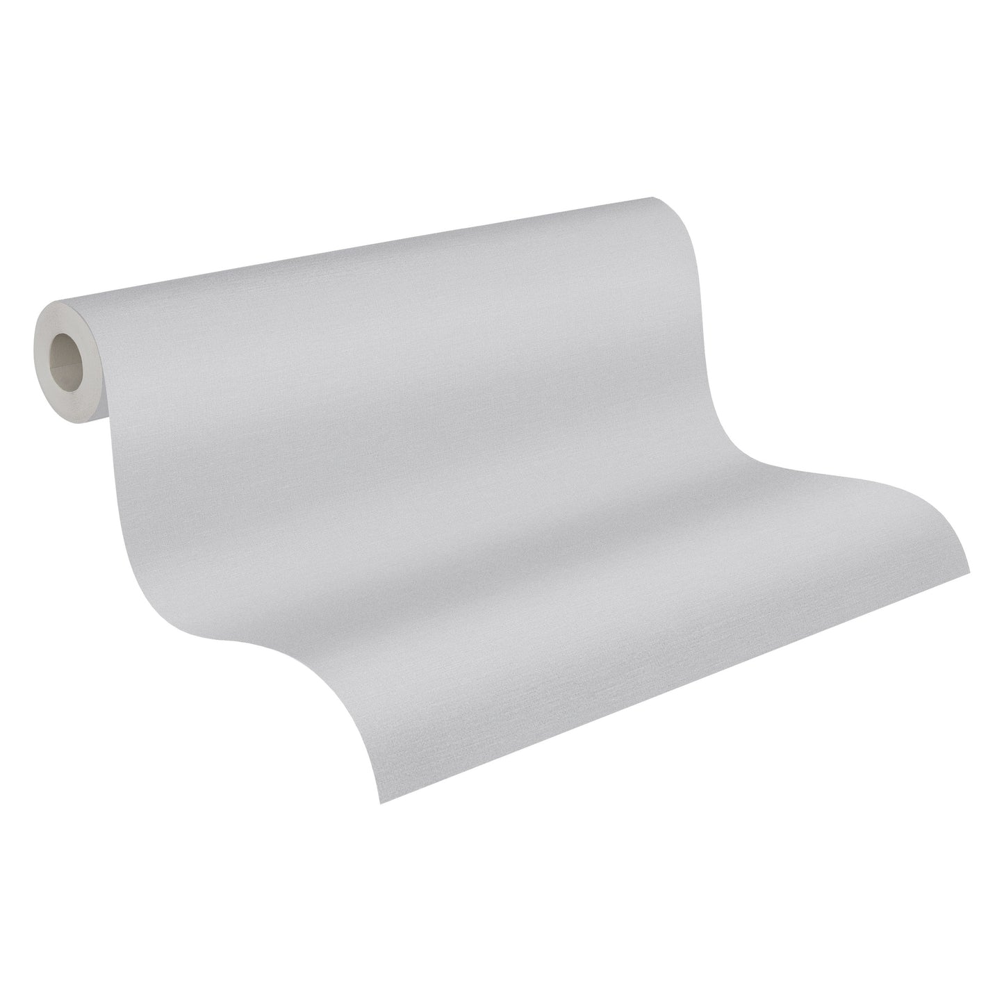 Mustertapete Leinenoptik Pastellgrau - 10,05 m x 0,53 m