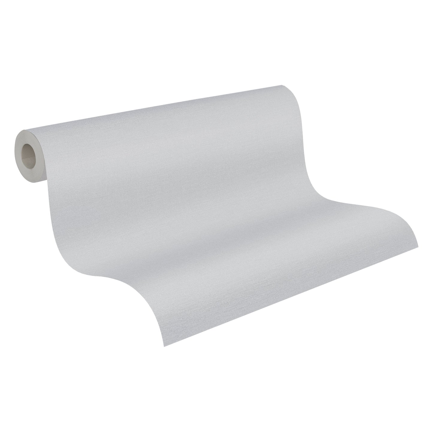 Mustertapete Leinenoptik Pastellgrau - 10,05 m x 0,53 m
