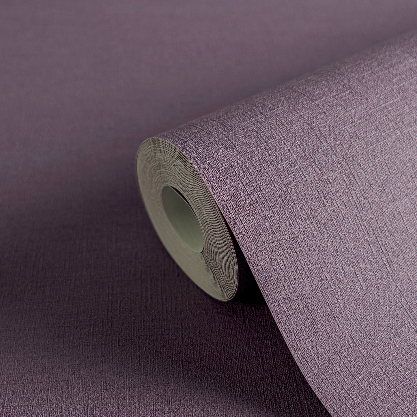 Mustertapete Leinen Lavendel-Grau Edel - 10,05 m x 0,53 m