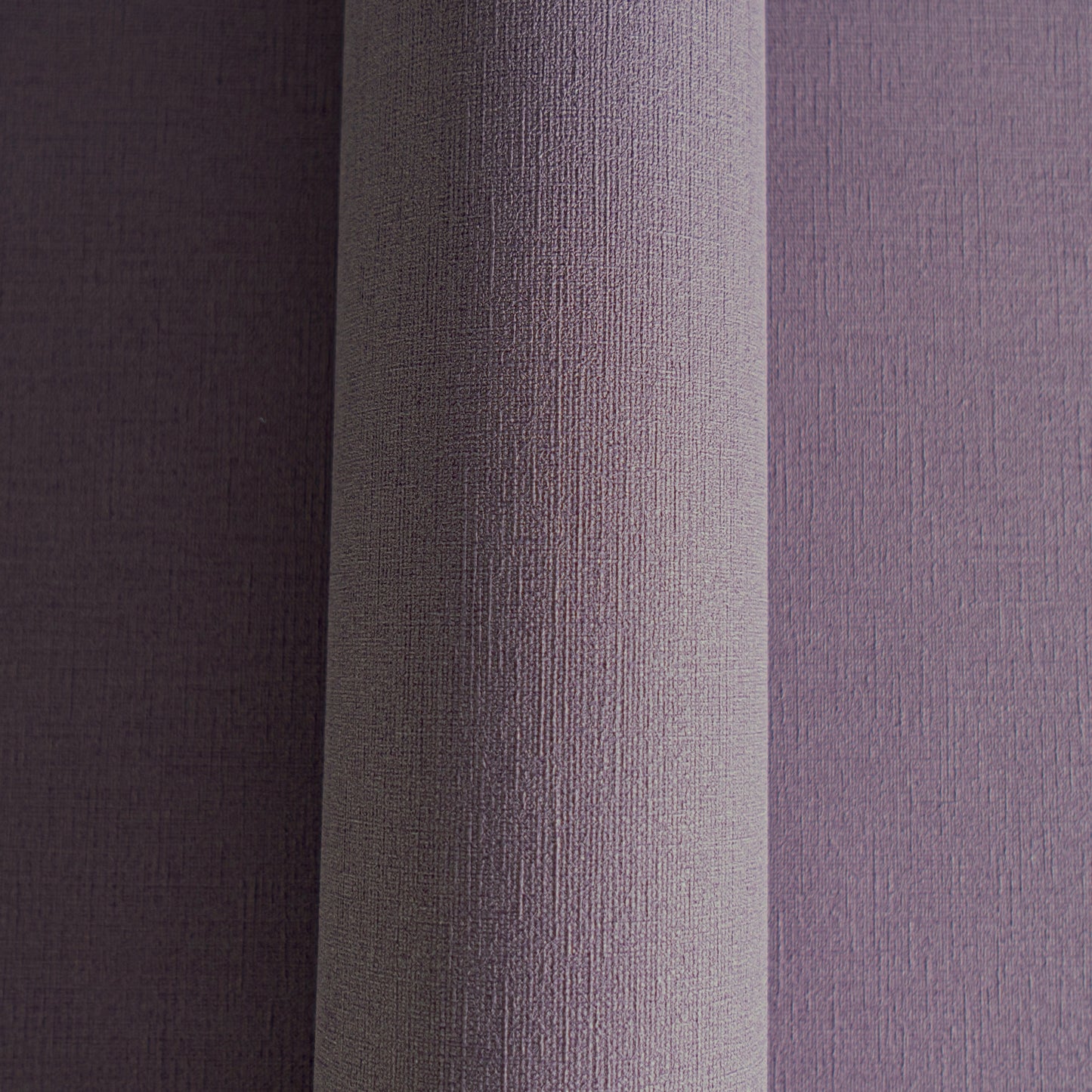Mustertapete Leinen Lavendel-Grau Edel - 10,05 m x 0,53 m