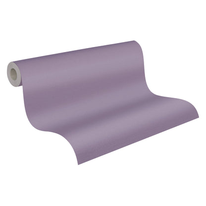 Mustertapete Leinen Lavendel-Grau Edel - 10,05 m x 0,53 m