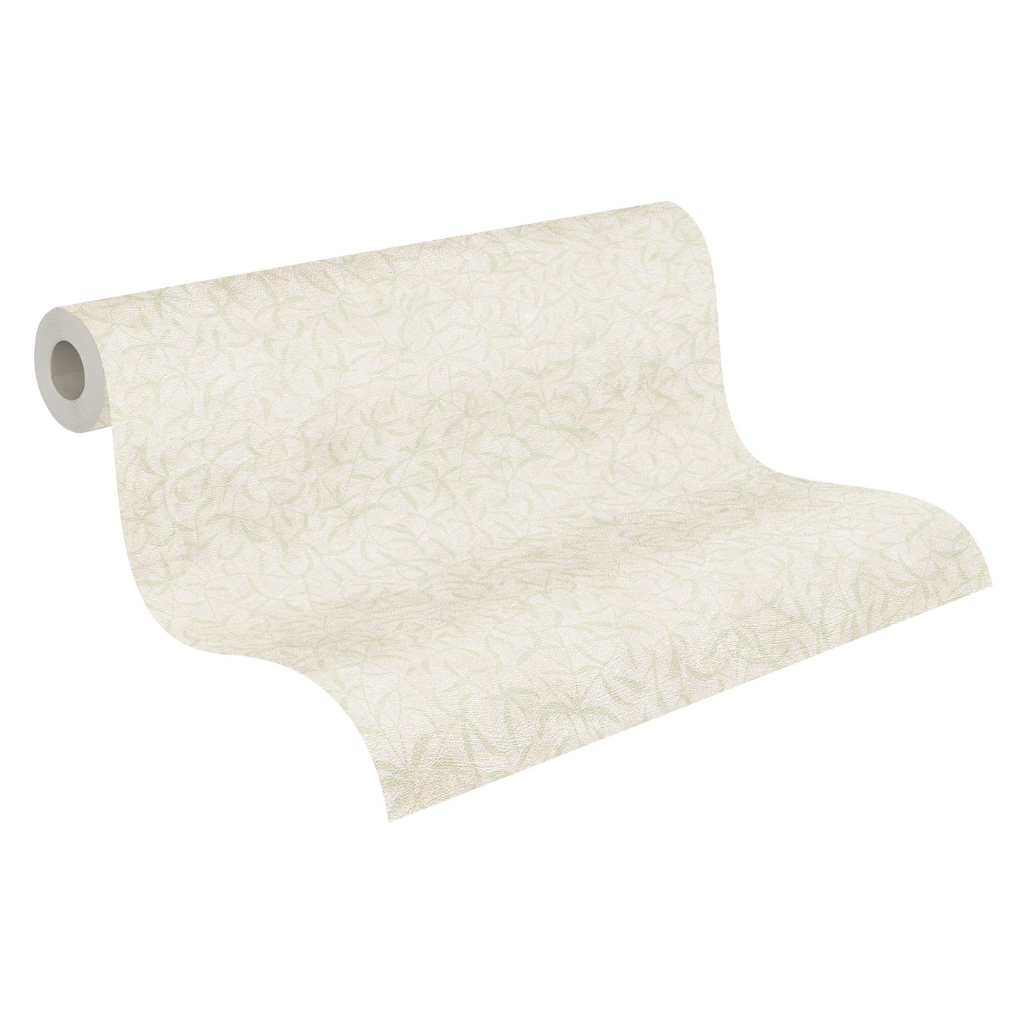 Terra Landhaus Vliestapete Creme Grün 10,05 m x 0,53 m