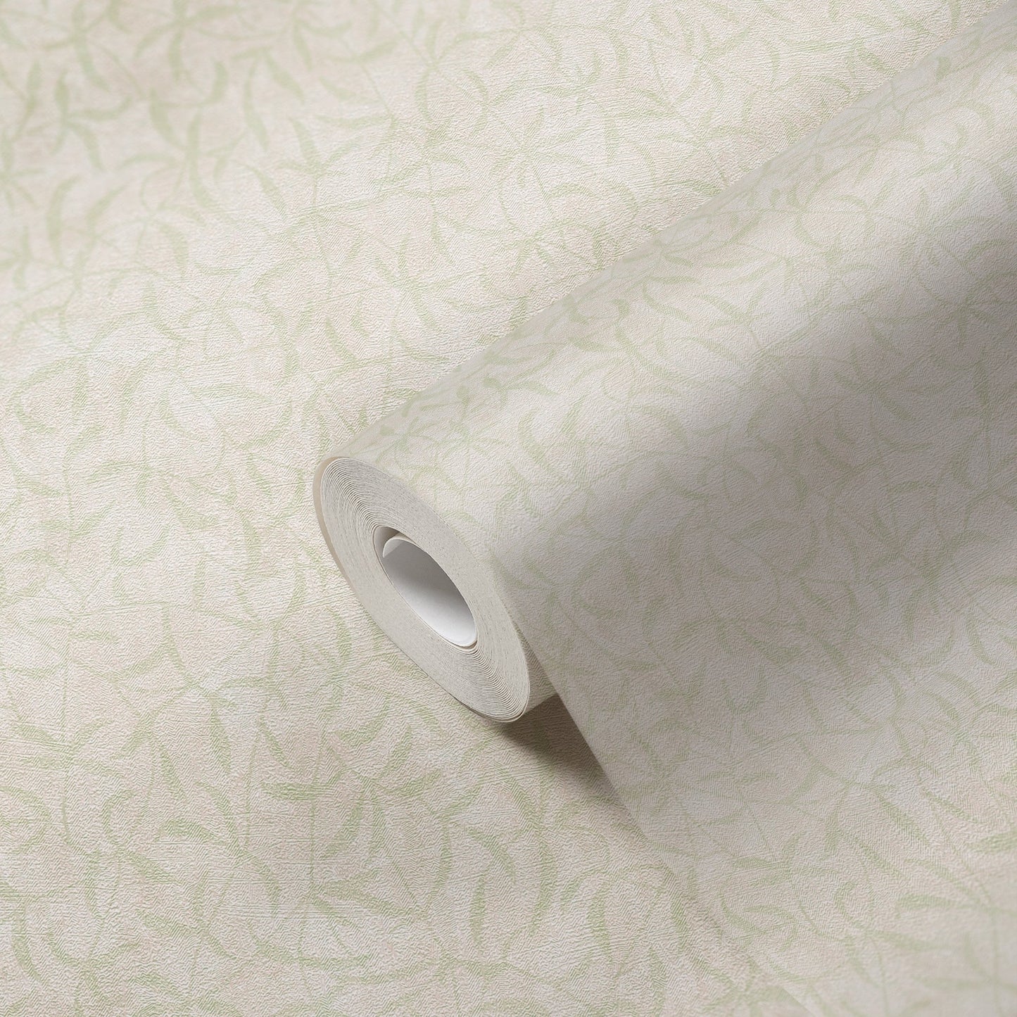 Terra Landhaus Vliestapete Creme Grün 10,05 m x 0,53 m