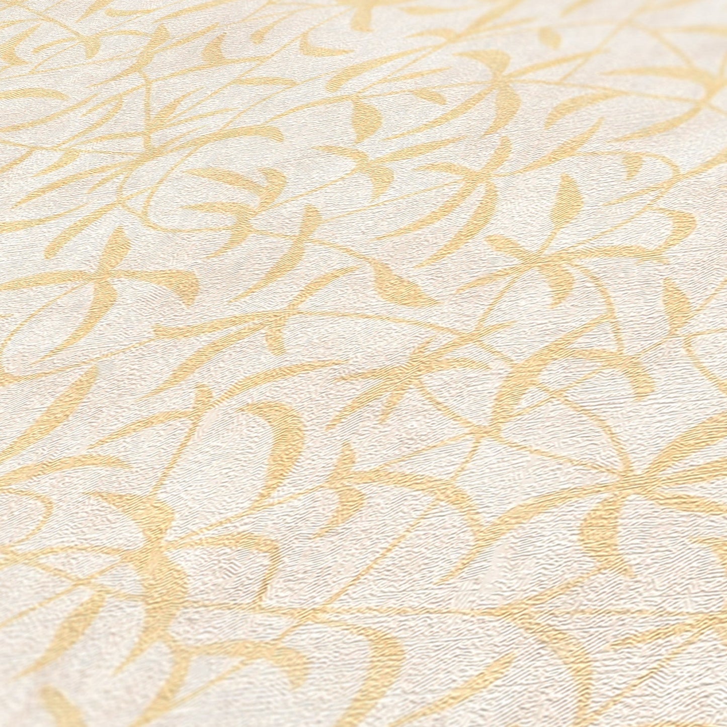 Terra Landhaus Vliestapete Creme Beige Gelb Gold 10,05 m x 0,53 m