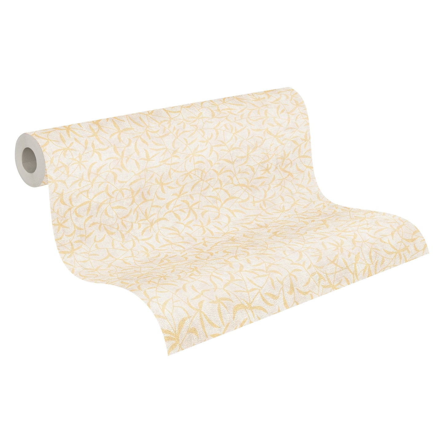 Terra Landhaus Vliestapete Creme Beige Gelb Gold 10,05 m x 0,53 m