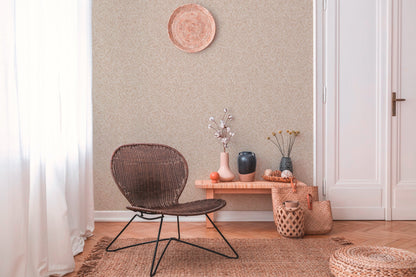 Terra Landhaus Vliestapete Creme Beige 10,05 m x 0,53 m
