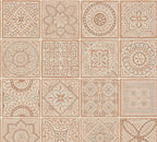 Terra Landhaus Vliestapete Rosa Creme Metallic 10,05 m x 0,53 m