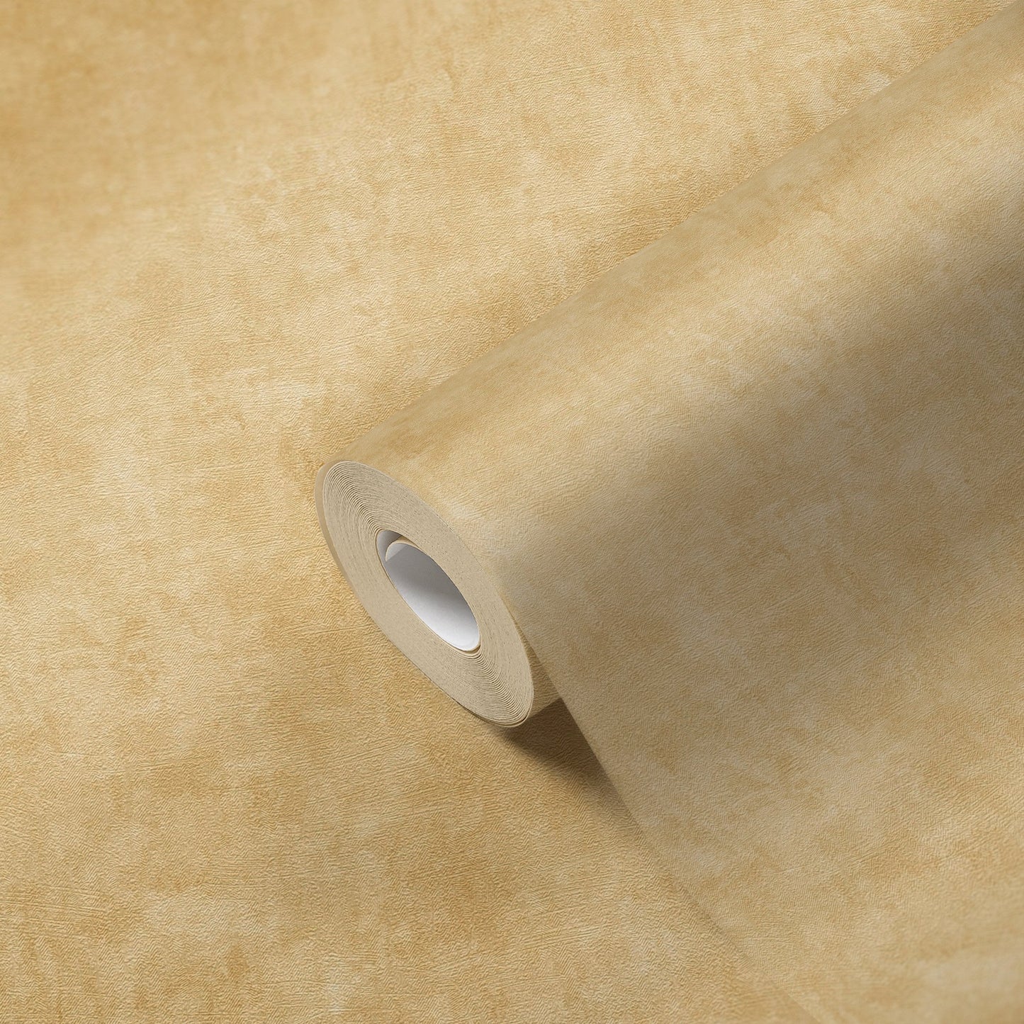 Terra Vliestapete Putzoptik Gelb Gold 10,05 m x 0,53 m