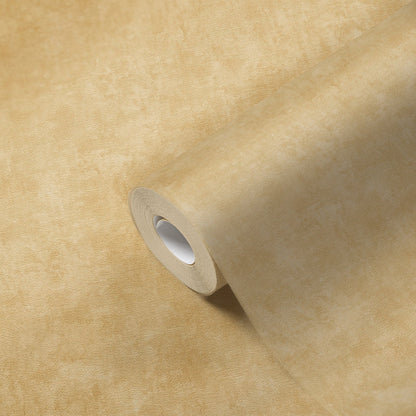 Terra Vliestapete Putzoptik Gelb Gold 10,05 m x 0,53 m