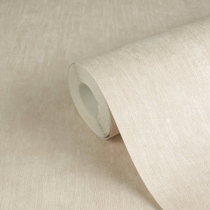 Mustertapete Verputzoptik Rosébeige - 10,05 m x 0,53 m
