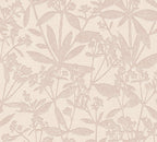 Terra Florale Vliestapete Creme Beige 10,05 m x 0,53 m