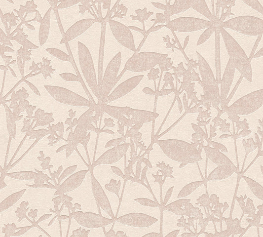 Terra Florale Vliestapete Creme Beige 10,05 m x 0,53 m